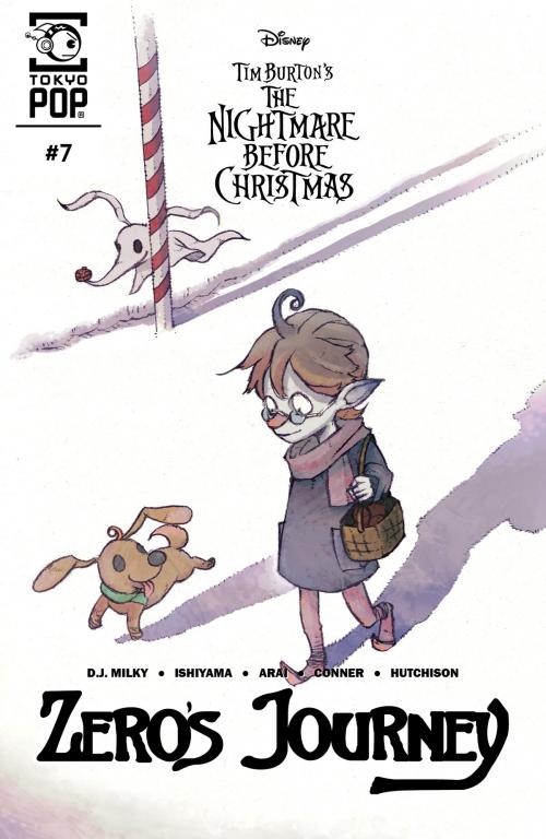 Cover of the book Disney Manga: Tim Burton's The Nightmare Before Christmas: Zero's Journey Issue #7 by D.J. Milky, TOKYOPOP