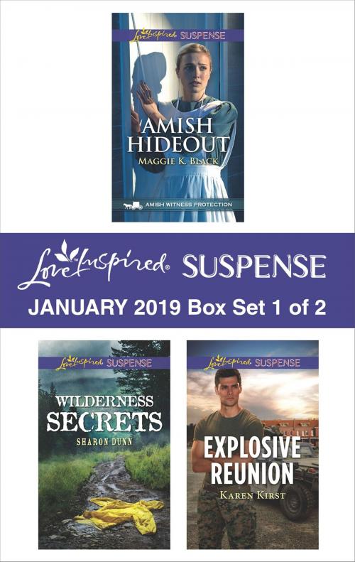 Cover of the book Harlequin Love Inspired Suspense January 2019 - Box Set 1 of 2 by Maggie K. Black, Sharon Dunn, Karen Kirst, Harlequin