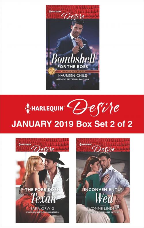 Cover of the book Harlequin Desire January 2019 - Box Set 2 of 2 by Maureen Child, Sara Orwig, Yvonne Lindsay, Harlequin