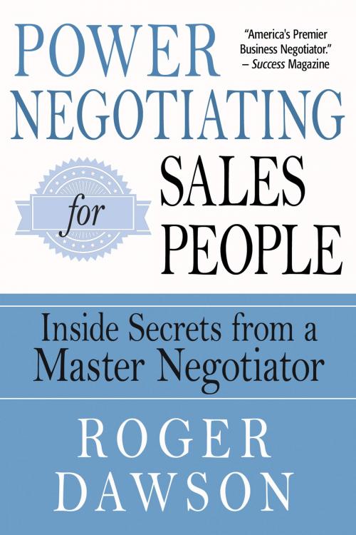 Cover of the book Power Negotiating for Salespeople by Roger Dawson, Red Wheel Weiser