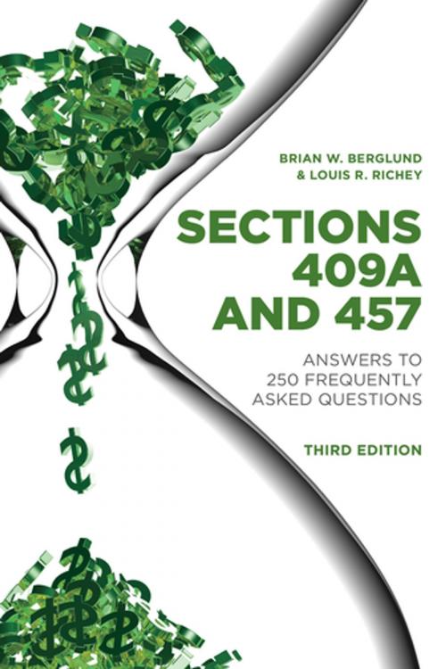 Cover of the book Sections 409A and 457 by Brian Berglund, Louis Ray Richey, American Bar Association