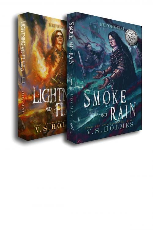 Cover of the book Reforged 1 and 2 Box Set (Smoke and Rain, Lightning and Flames) by V. S. Holmes, Amphibian Press