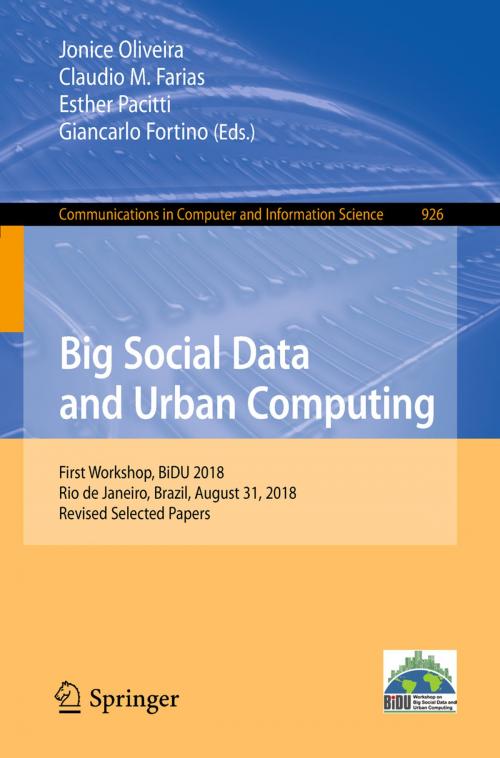 Cover of the book Big Social Data and Urban Computing by , Springer International Publishing