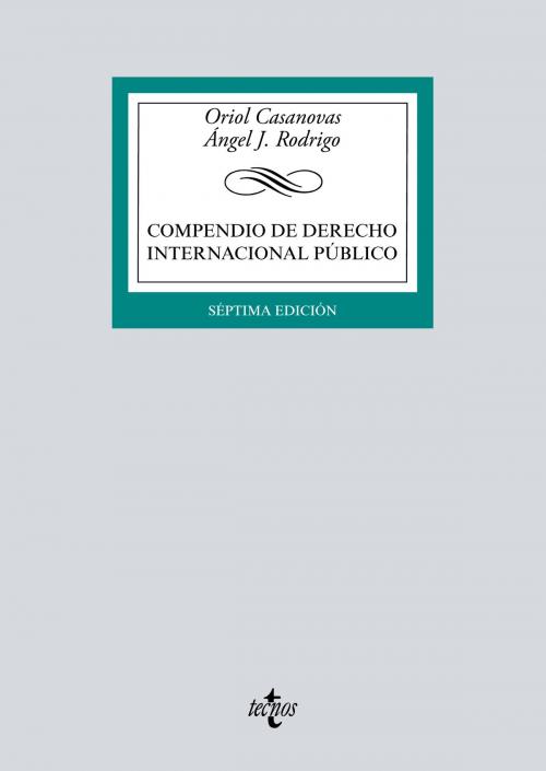 Cover of the book Compendio de Derecho Internacional Público by Oriol Casanovas y La Rosa, Ángel José Rodrigo Hernández, Tecnos