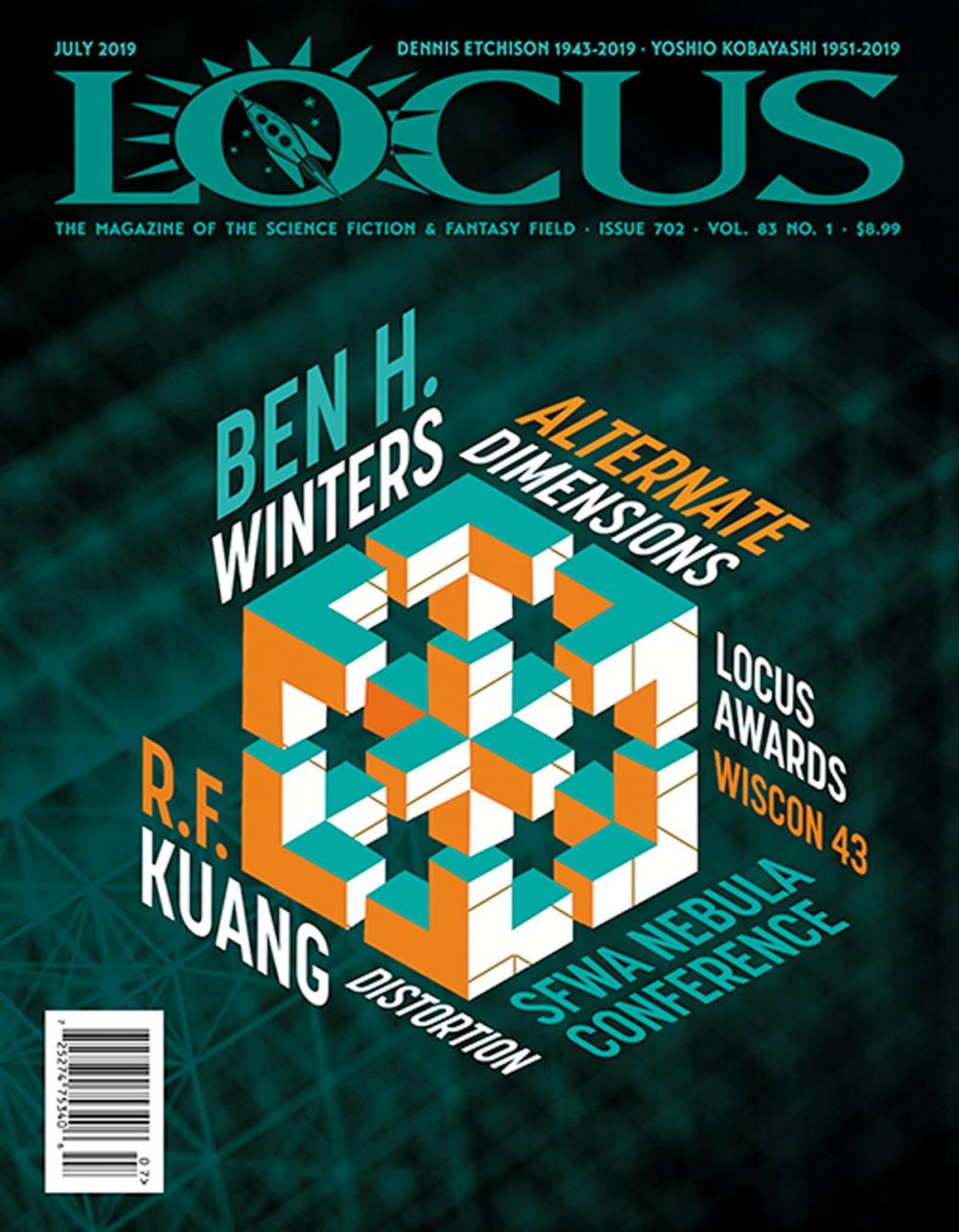 Big bigCover of Locus Magazine, Issue #702, July 2019