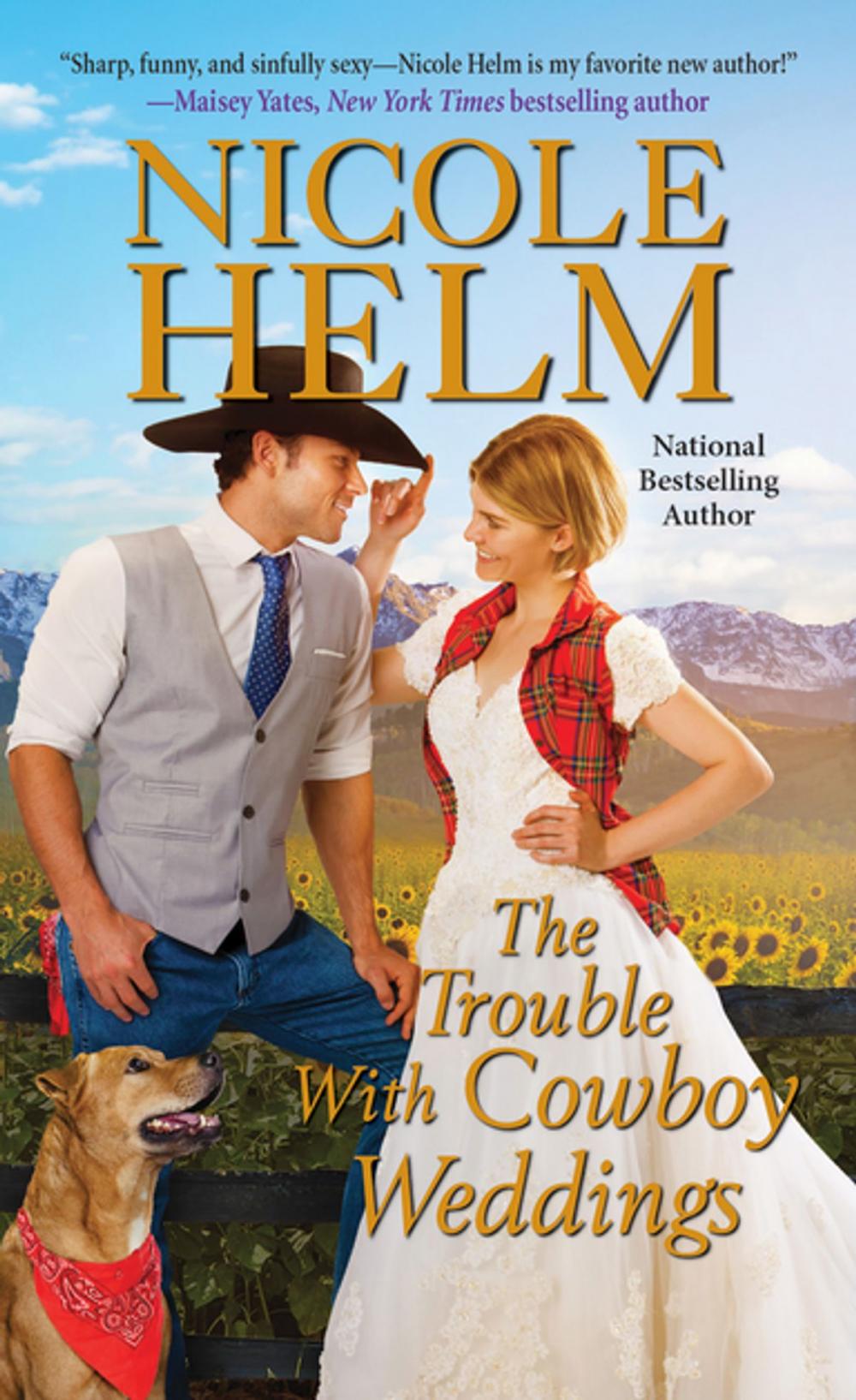 Big bigCover of The Trouble with Cowboy Weddings