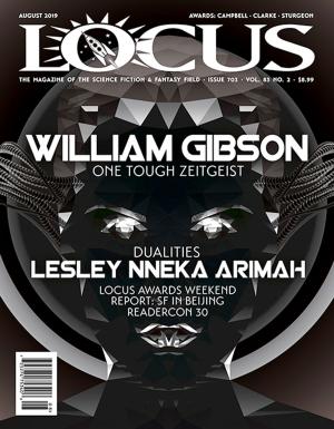 Book cover of Locus Magazine, Issue #703, August 2019