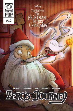 Book cover of Disney Manga: Tim Burton's The Nightmare Before Christmas -- Zero's Journey Issue #12