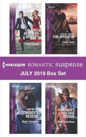 Cover of the book Harlequin Romantic Suspense July 2019 Box Set by Jessica Gilmore, Susan Meier, Teresa Carpenter, Caroline Anderson