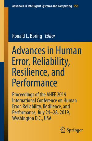 Cover of Advances in Human Error, Reliability, Resilience, and Performance