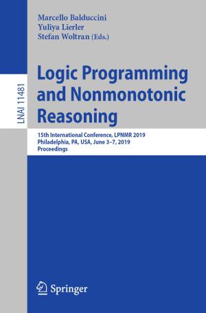 Cover of the book Logic Programming and Nonmonotonic Reasoning by Mukund Rangamani, Tadashi Takayanagi