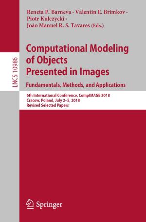 Cover of Computational Modeling of Objects Presented in Images. Fundamentals, Methods, and Applications