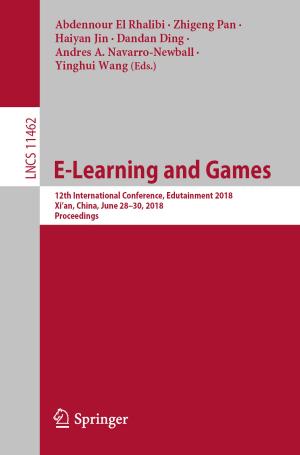 Cover of E-Learning and Games