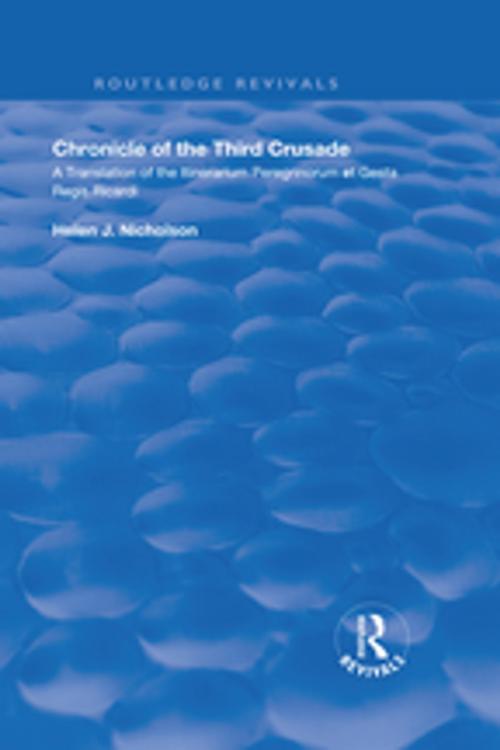 Cover of the book Chronicle of the Third Crusade by Helen J Nicholson, Taylor and Francis