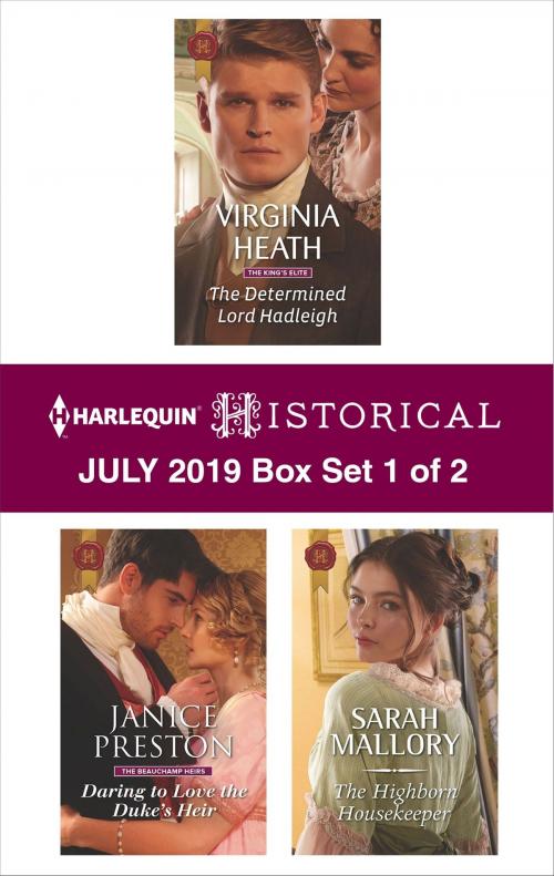 Cover of the book Harlequin Historical July 2019 - Box Set 1 of 2 by Virginia Heath, Janice Preston, Sarah Mallory, Harlequin