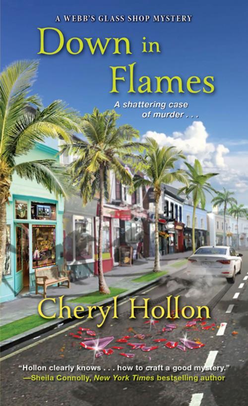 Cover of the book Down in Flames by Cheryl Hollon, Kensington Books