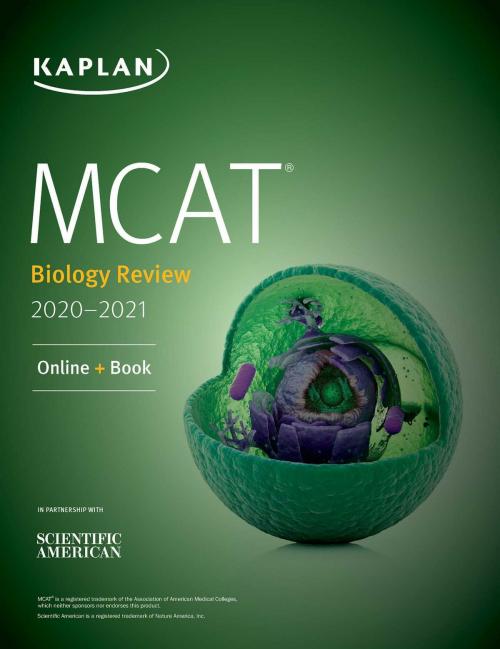 Cover of the book MCAT Biology Review 2020-2021 by Kaplan Test Prep, Kaplan Publishing