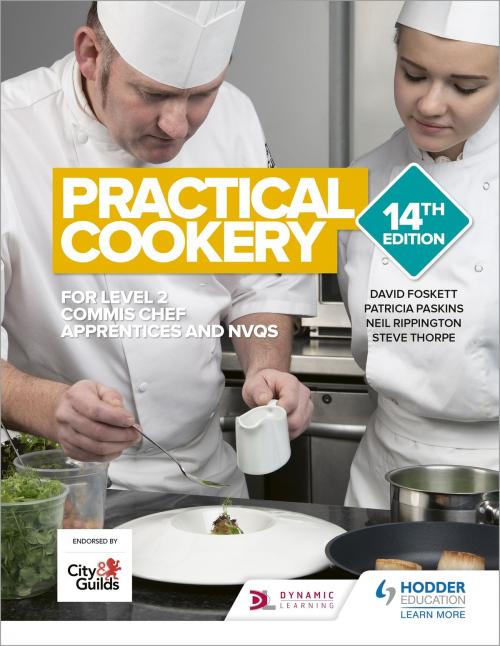 Cover of the book Practical Cookery 14th Edition by David Foskett, Neil Rippington, Patricia Paskins, Hodder Education