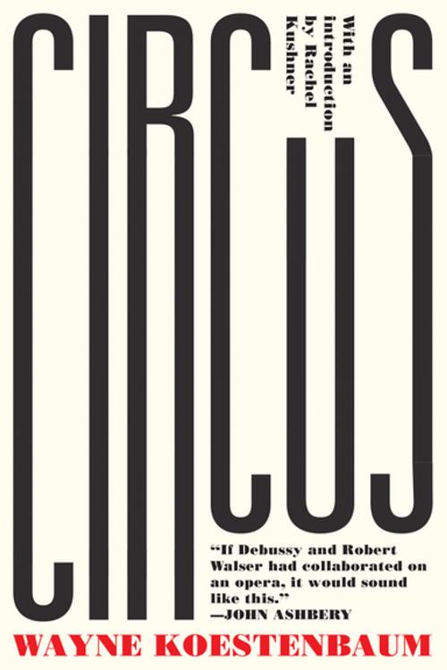 Cover of the book Circus by Wayne Koestenbaum, Soft Skull Press