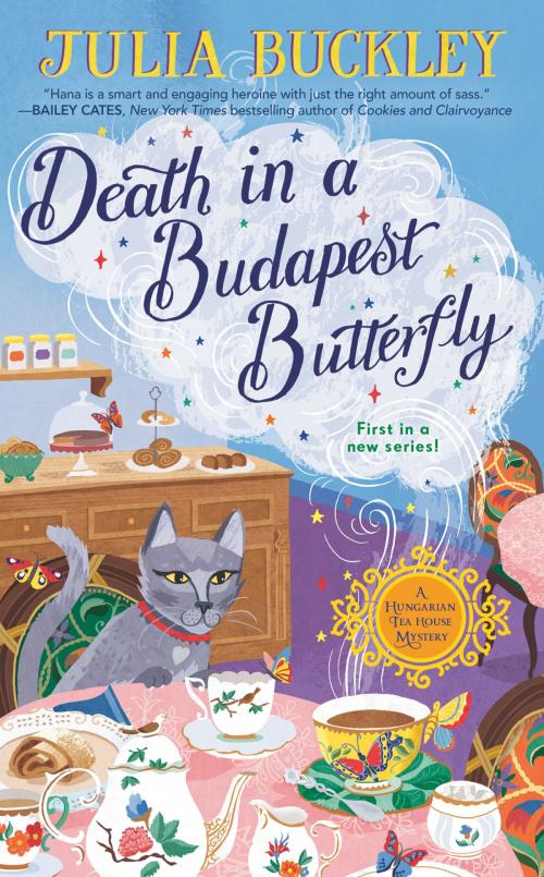 Cover of the book Death in a Budapest Butterfly by Julia Buckley, Penguin Publishing Group
