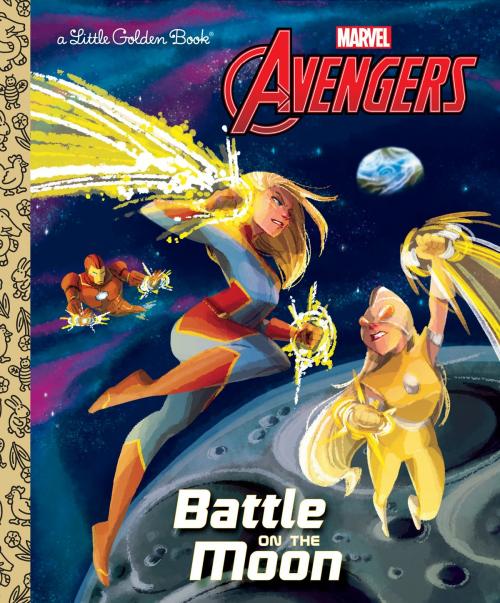 Cover of the book Battle on the Moon (Marvel Avengers) by John Sazaklis, Random House Children's Books
