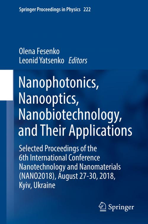 Cover of the book Nanophotonics, Nanooptics, Nanobiotechnology, and Their Applications by , Springer International Publishing