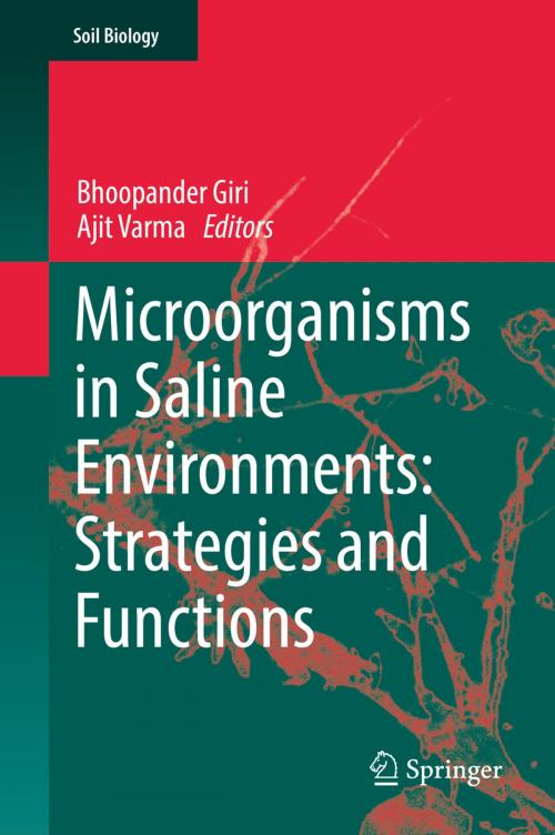 Cover of the book Microorganisms in Saline Environments: Strategies and Functions by , Springer International Publishing