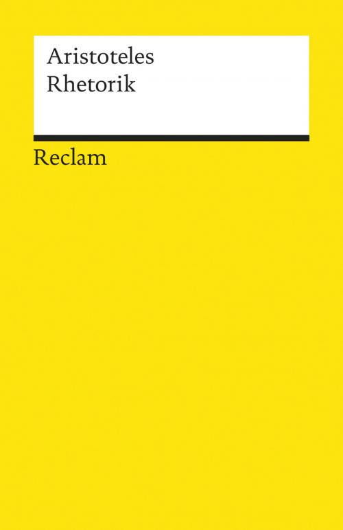 Cover of the book Rhetorik by Aristoteles, Reclam Verlag