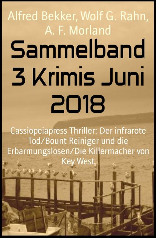 Cover of the book Sammelband 3 Krimis Juni 2018 by Alfred Bekker, Wolf G. Rahn, A. F. Morland, BookRix