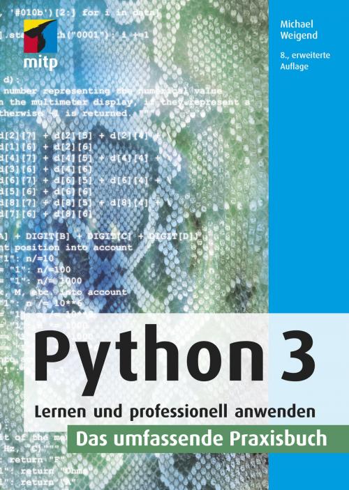 Cover of the book Python 3 by Michael Weigend, MITP