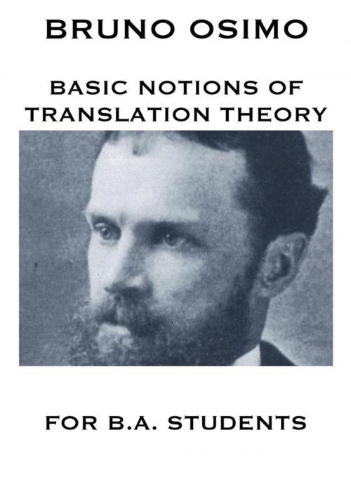 Cover of the book Basic notions of Translation Theory by Bruno Osimo, Bruno Osimo