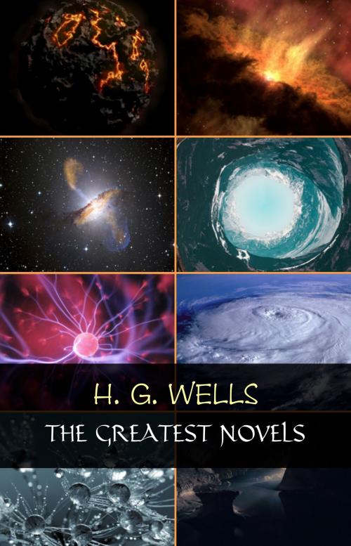 Cover of the book H. G. Wells: The Greatest Novels (The Time Machine, The War of the Worlds, The Invisible Man, The Island of Doctor Moreau, etc) by H. G. Wells, Pandora's Box