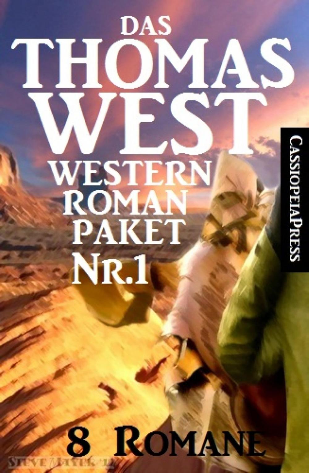 Big bigCover of Das Thomas West Western Roman-Paket Nr. 1 (8 Romane)