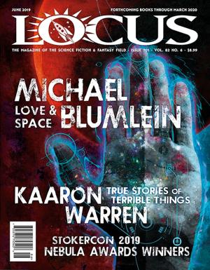 Book cover of Locus Magazine, Issue #701, June 2019