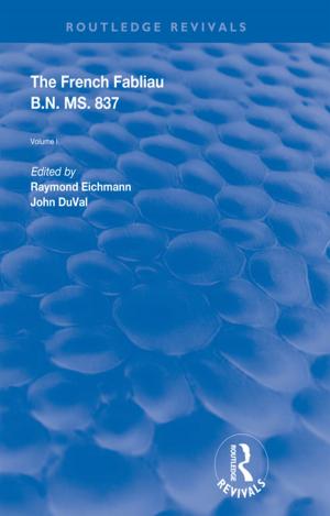 Cover of the book The French Fabliau B.N. MS. 837 by Roland Gori, Marie-Jean Sauret, Alain Abelhauser