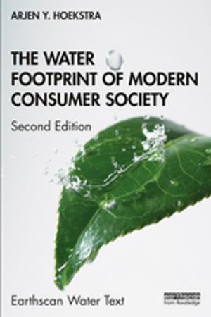 Cover of the book The Water Footprint of Modern Consumer Society by Yunxian Chen, Jianwei Qiu