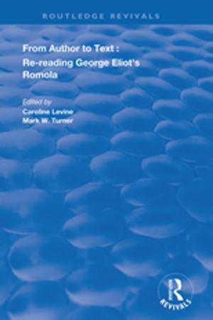 Cover of the book From Author to Text by Daniel Frings