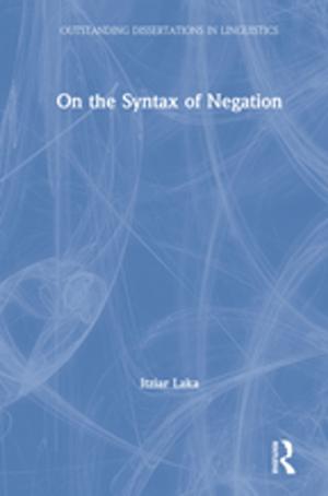 Book cover of On the Syntax of Negation