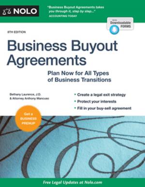 Cover of the book Business Buyout Agreements by Ilona Bray, J.D.