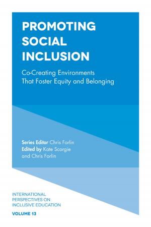 Cover of the book Promoting Social Inclusion by Tessa Kieboom, Kathleen Venderickx