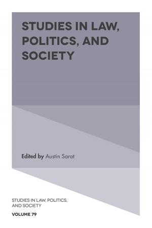 bigCover of the book Studies in Law, Politics, and Society by 
