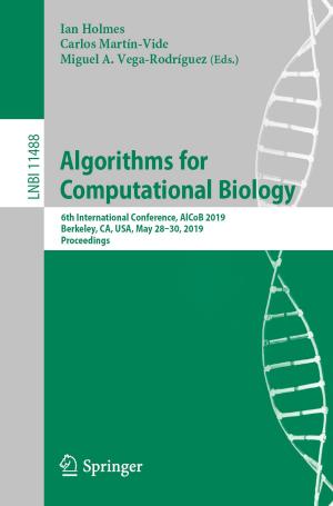 Cover of the book Algorithms for Computational Biology by Guillermo Francia, Levent Ertaul, Luis Hernandez Encinas, Eman El-Sheikh