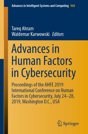 Cover of the book Advances in Human Factors in Cybersecurity by Domenico Brigante