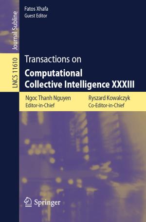 Cover of Transactions on Computational Collective Intelligence XXXIII