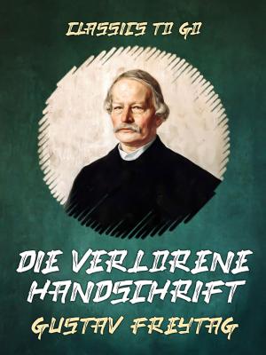Cover of the book Die verlorene Handschrift by Walter Benjamin
