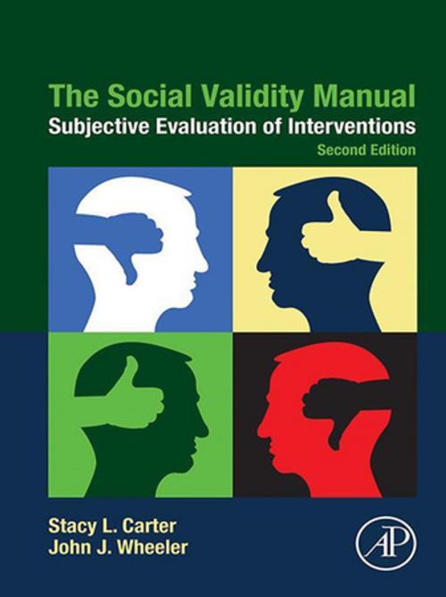 Cover of the book The Social Validity Manual by Stacy L. Carter, John J. Wheeler, Elsevier Science