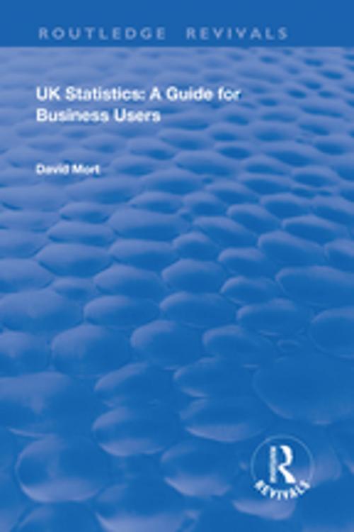 Cover of the book UK Statistics by David Mort, Taylor and Francis
