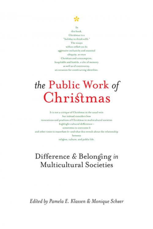 Cover of the book The Public Work of Christmas by , MQUP