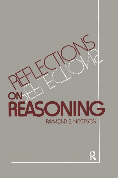 Cover of the book Reflections on Reasoning by Raymond S. Nickerson, Taylor and Francis