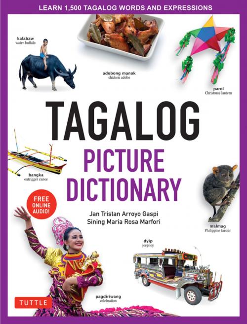 Cover of the book Tagalog Picture Dictionary by Jan Tristan Gaspi, Sining Maria Rosa Marfori, Tuttle Publishing